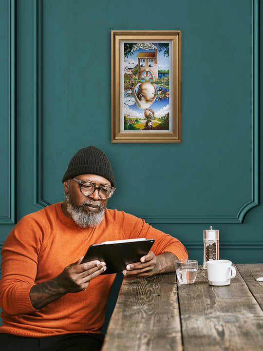 Help! help! I’m trapped!